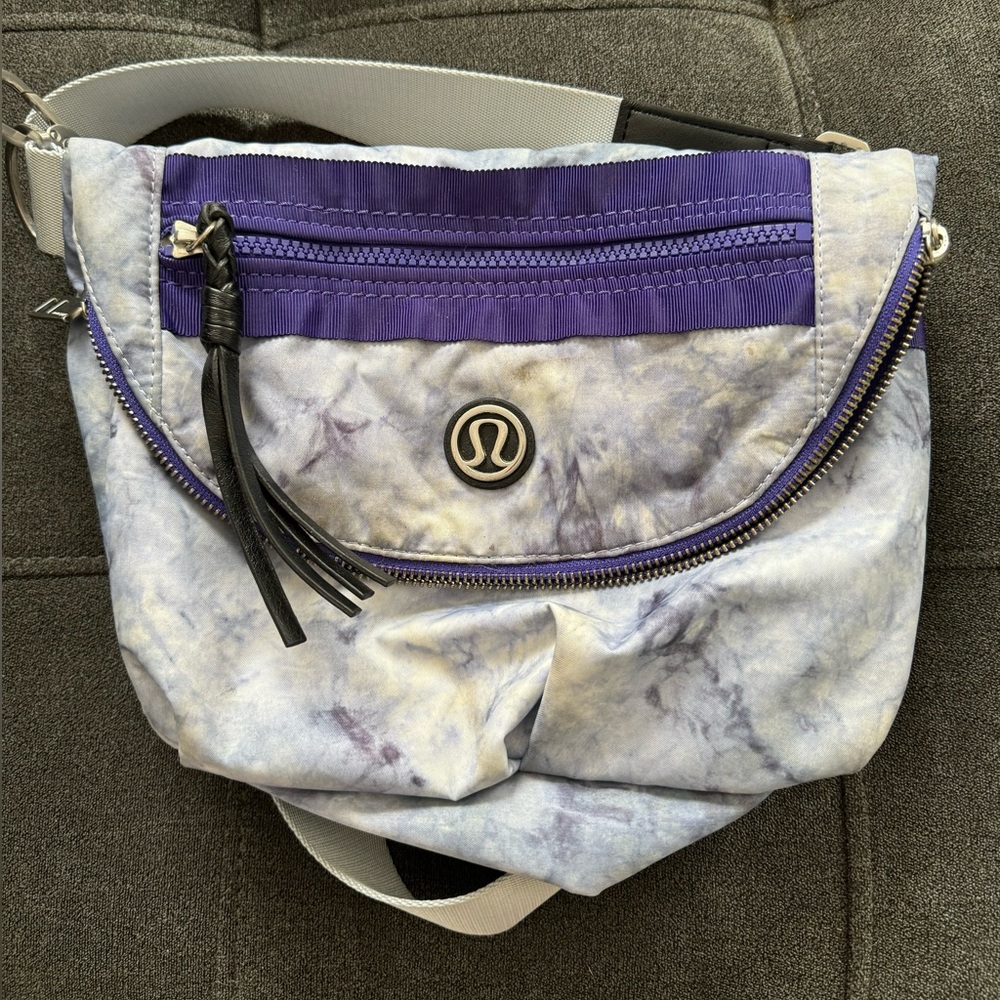 Lululemon Purple tie-dye Purse / Satchel / Cross-body Bag